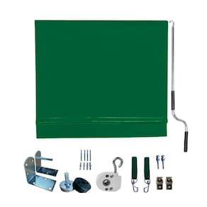 Toldo Cortina Verde - 1,60m X 1,60m - Kit Completo