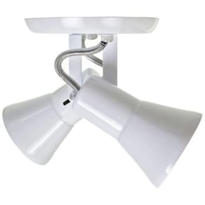 SPOT Sobrepor Refletor em Alumínio E27 576 2 Branco