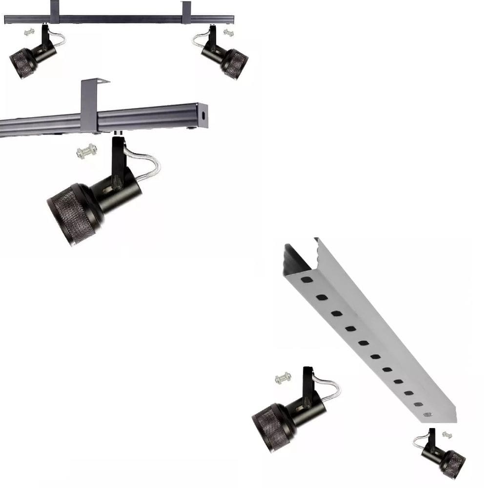 Kit 19 Spot Trilho Perfilado Eletro calha Par20 Bulbo OL1