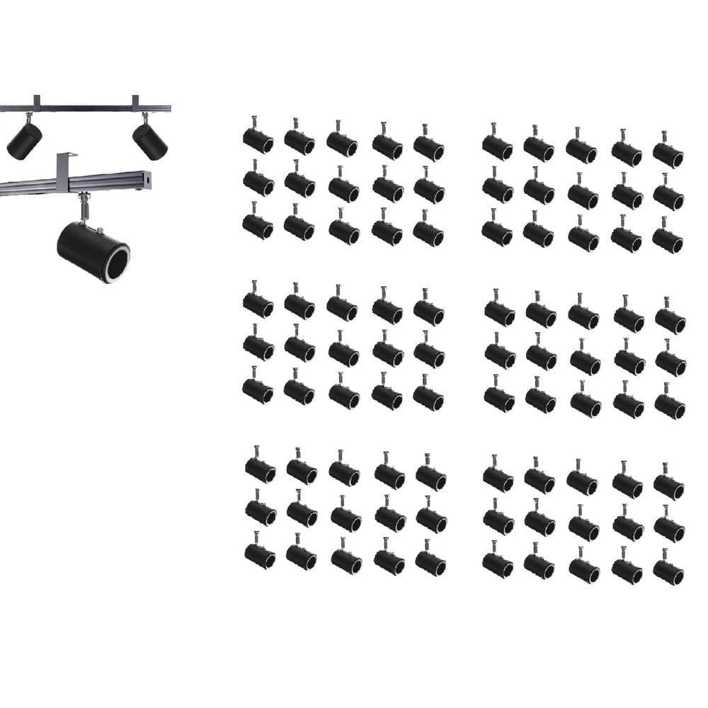 Kit 90 Spot Trilho Perfilado Eletro calha Par20 Bulbo OL8