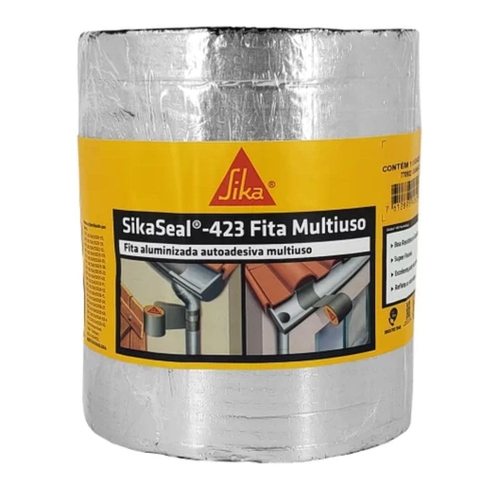 SIKASEAL 423 FITA MULTIUSO ALUMINIZADA 15cm X10m SIKA