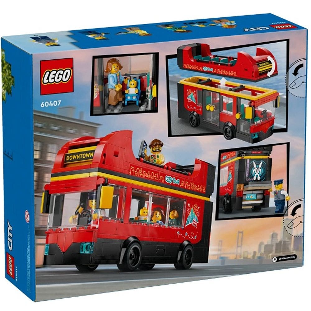 Lego CITY Onibus Panoramico Vermelho 60407