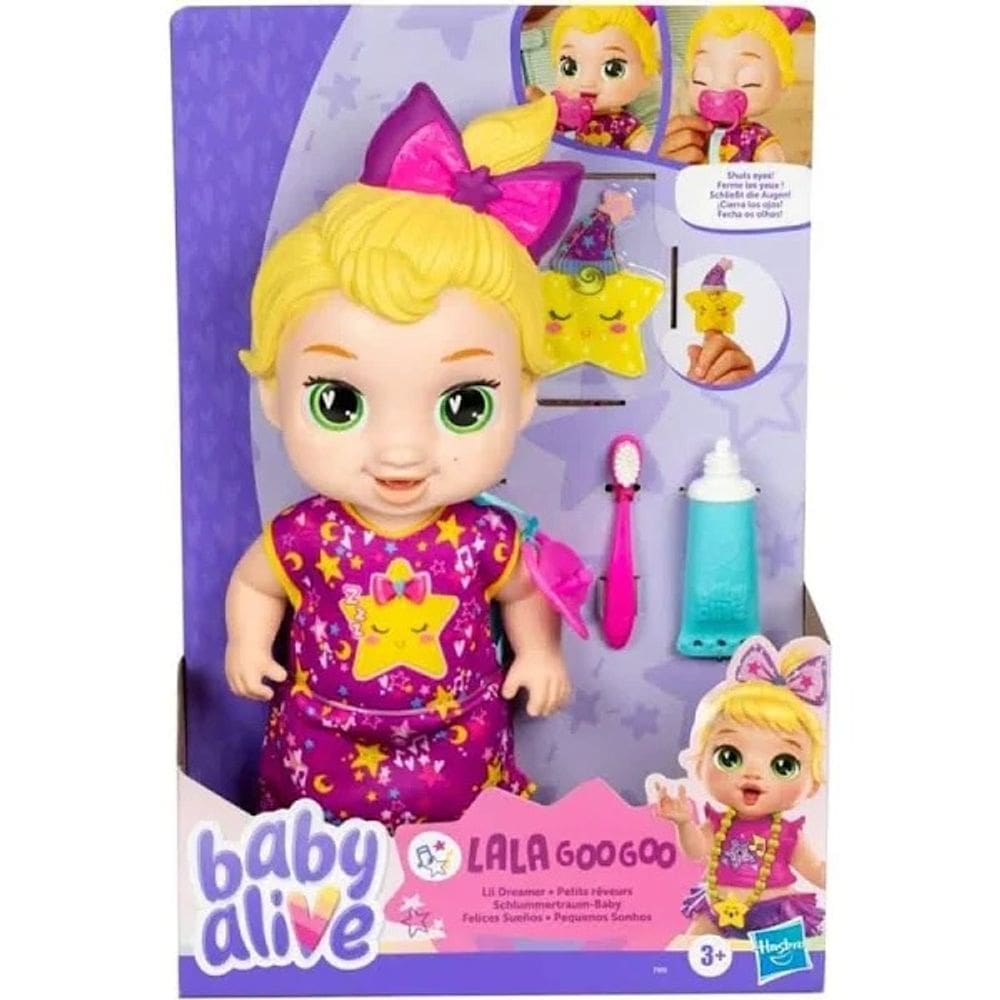 Boneca BABY Alive Pequenos Sonhos Lala Googoo Hasbro F9856
