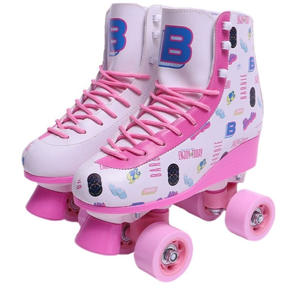Barbie - Patins Barbie 04 Rodas Tamanho 35/36 FUN