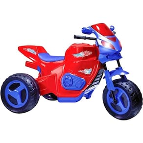 Triciclo Eletrico Infantil 6V Moto MAX Turbo Magic TOYS Vermelho