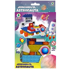 Blocos de Montar Brincando de Astronauta Monte Libano
