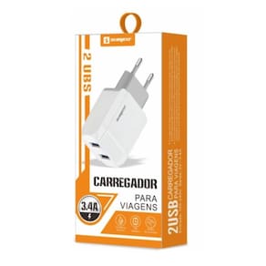 Carregador de Parede 2 Saidas USB 3.4A SX-FC10 1466