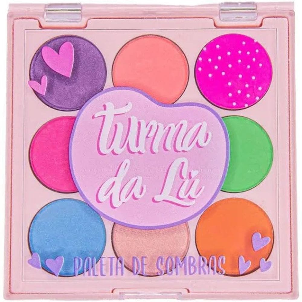 Paleta Sombra Infantil 9 Cores Turma da LU