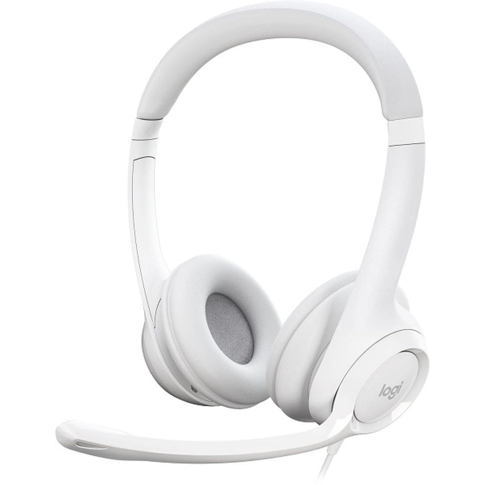 Headset Logitech H390 USB Branco 981-001285