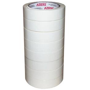 Kit 8 Fita Adesiva Porosa Branca Adere SC830 25MM X 50M