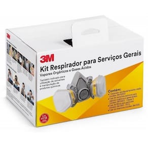 Respirador Mascara 6200 para Serviços Gerais 3M