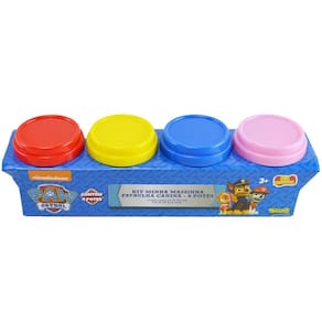 Patrulha Canina Massinha com 4 Potes SUNNY