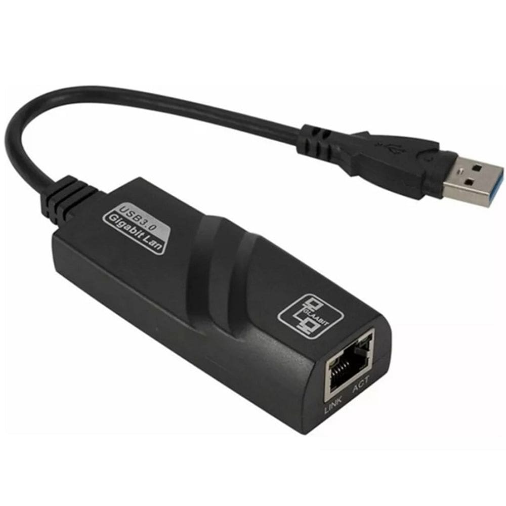 Adaptador de Rede USB 3.0 ETHERNET Gigabit USB-LAN/3.0 Shinka 1451