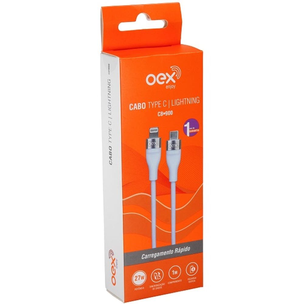 Cabo USB-C Lightning OEX CB900