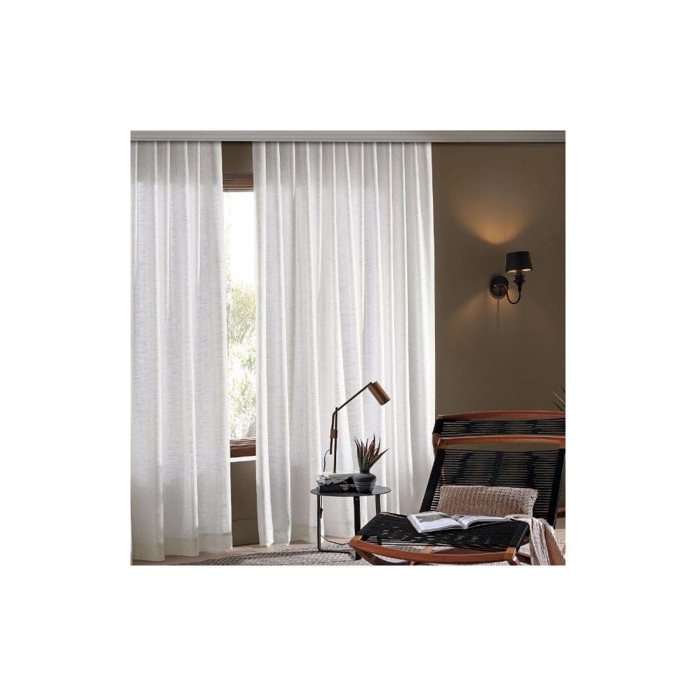 Cortina para Trilho Bella Janela 540x280 cm Inove Mônaco Linho