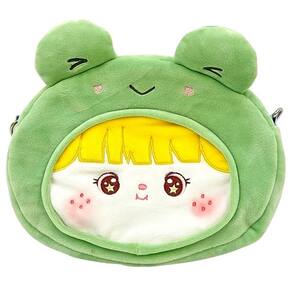 Bolsa Bichos Fofos Boneca com Roupa de Sapo Caa TOYS