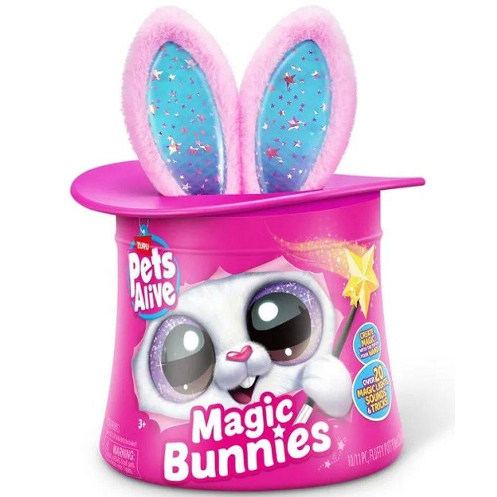Pelucia Interativa PETS Alive Magic Bunnies Rosa Candide 1236