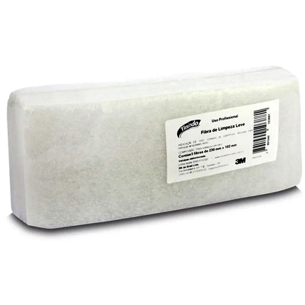 Kit 5 Fibra de Limpeza Leve Tinindo 3M 102MM X 230MM