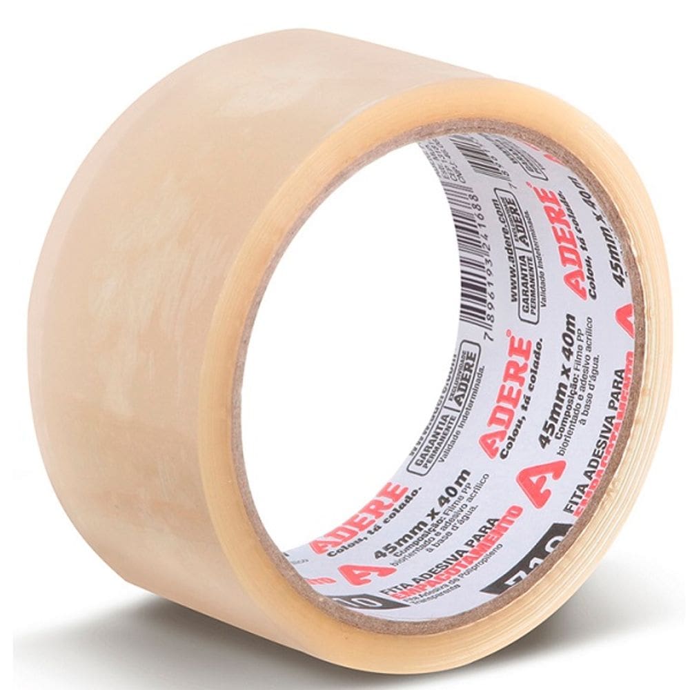 Fita Empacotamento TRANSP. Adere 710 45MMX40M