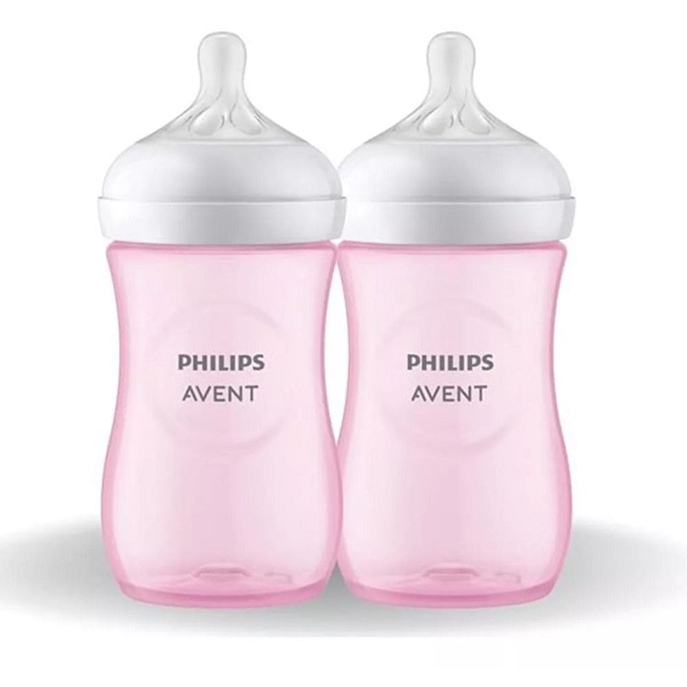 Kit 2 Mamadeira Petala 260ML Rosa Philips AVENT SCY903/11