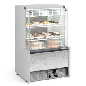 Vitrine Refrigerada Confeitaria Dupla Função Aurora Gpea075r Gelopar 0,74mt Branco 110v