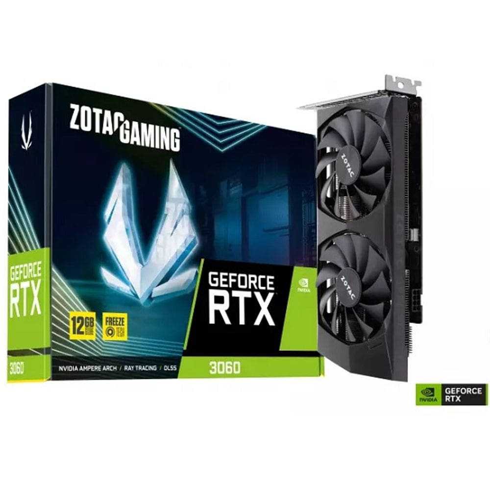 Placa de Video Zotac Gaming Geforce RTX 3060 12GB GDDR6 ZT-A30600P-10M