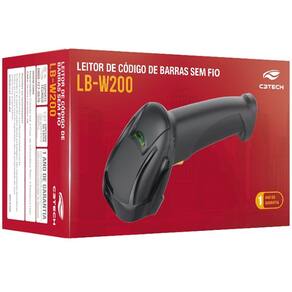 Leitor de Codigo de Barras 1D sem Fio LB-W200BK V2 C3 TECH