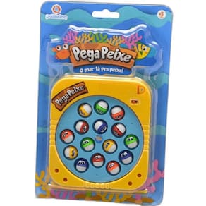 Jogo Recreativo Pega Peixe Polibrinq Amarelo 6051