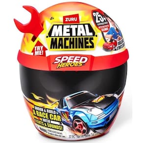 Capacete Surpresa Metal Machines Speed Hero 20 PÇS Vermelho Candide 8718