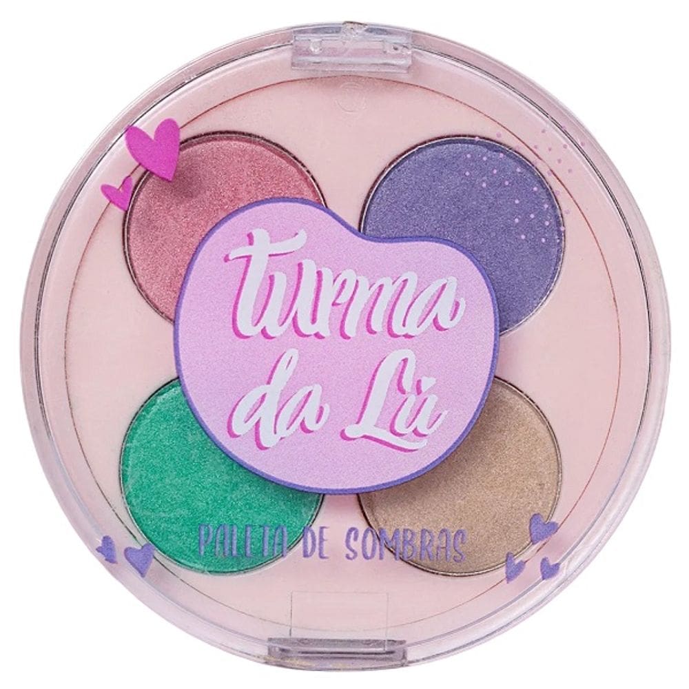 Paleta de Sombras Infantil 4 Cores - Turma da LU