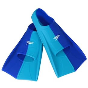 Nadadeira Nataçao Speedo Dual SWIM FIN PE de Pato NAVY Blue 38/39