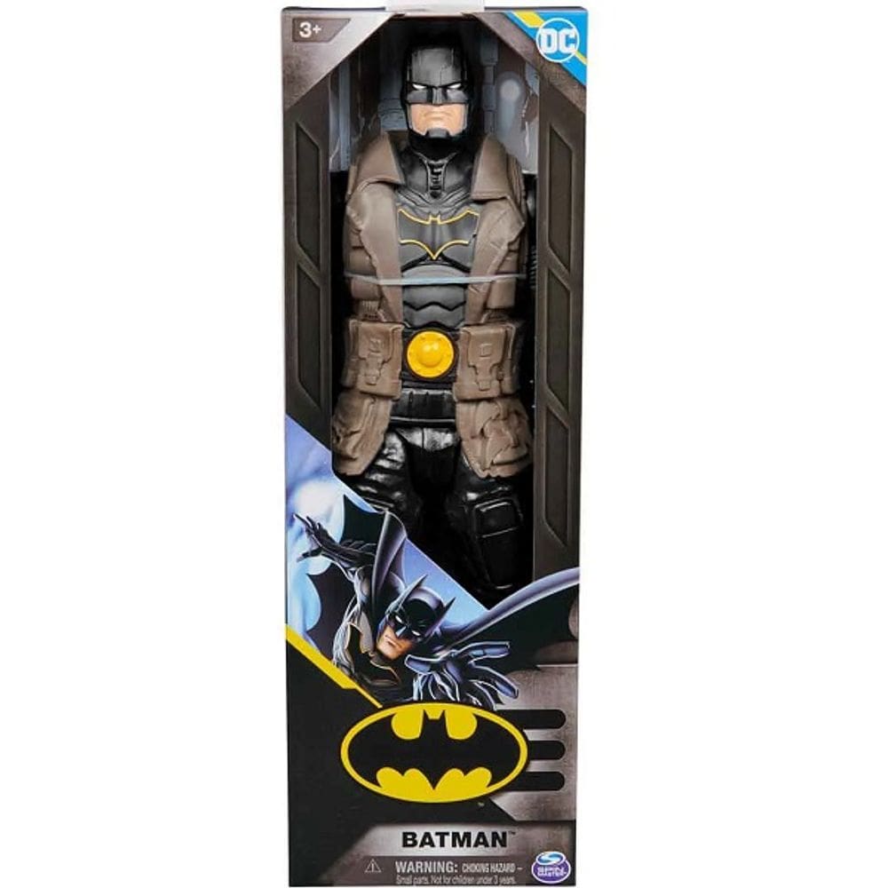 Boneco Batman de 30CM com Colete Preto Batman