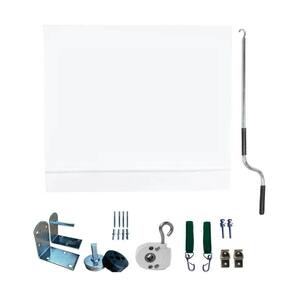 Toldo Cortina Branco - 1,50m X 2,10m - Kit Completo