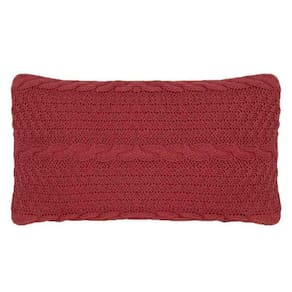 Almofada Tricot Frankie 30x50 cm Terracota Buddemeyer