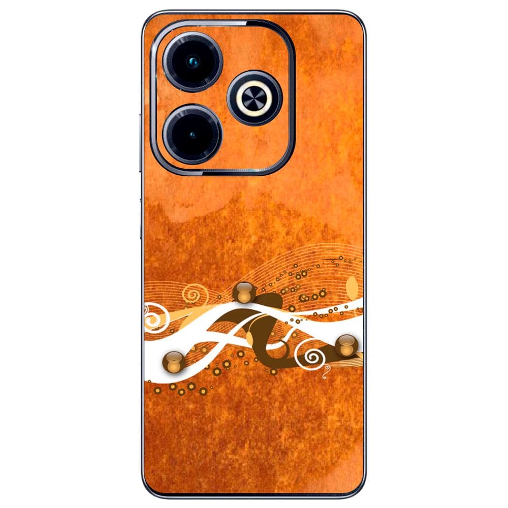 Capa Adesivo Skin371 Verso Para Infinix Hot 40i