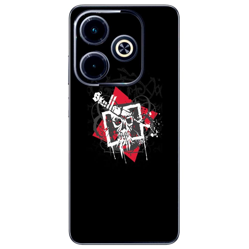 Capa Adesivo Skin015 Verso Para Infinix Hot 40i