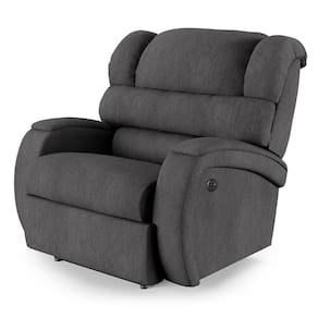 Poltrona do Papai Reclinável Napoli Power Touch USB Linho Grafite FH1 - D`Rossi