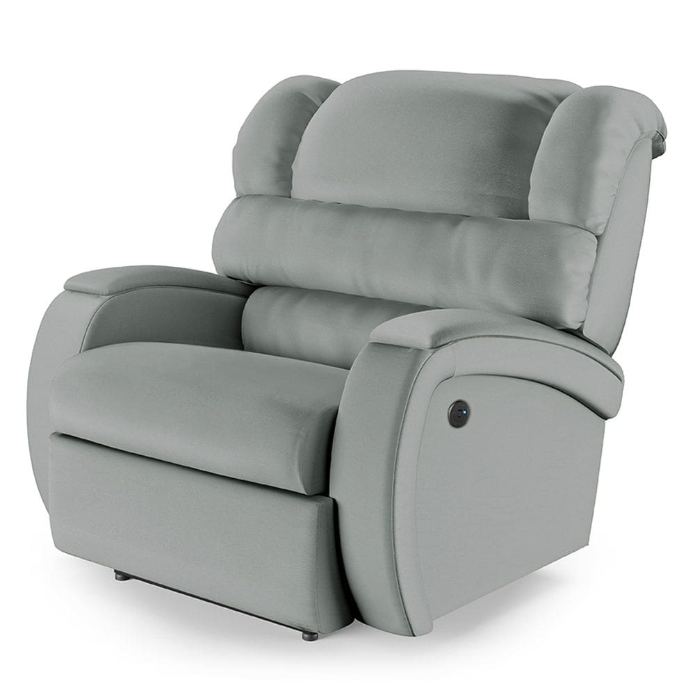 Poltrona do Papai Reclinável Napoli Power Touch USB PU Cinza FH1 - D`Rossi