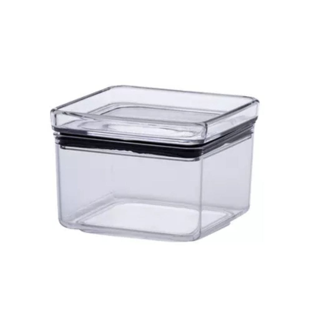 Pote Hermético Mantimentos Recipientes De Acrílico 480MLTransparente Alimentos Empilhável Cozinha