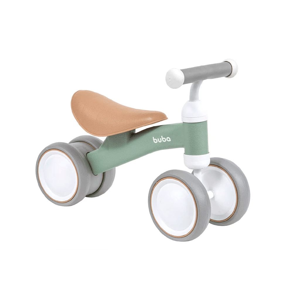 Bicicleta de Equilíbrio 4 Rodas Verde - Buba