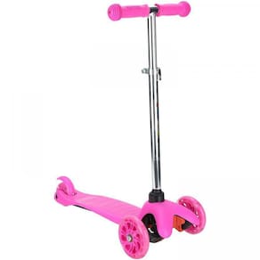 Patinete Scooter 3 Rodas Redstar Regulável Com Freio Rosa