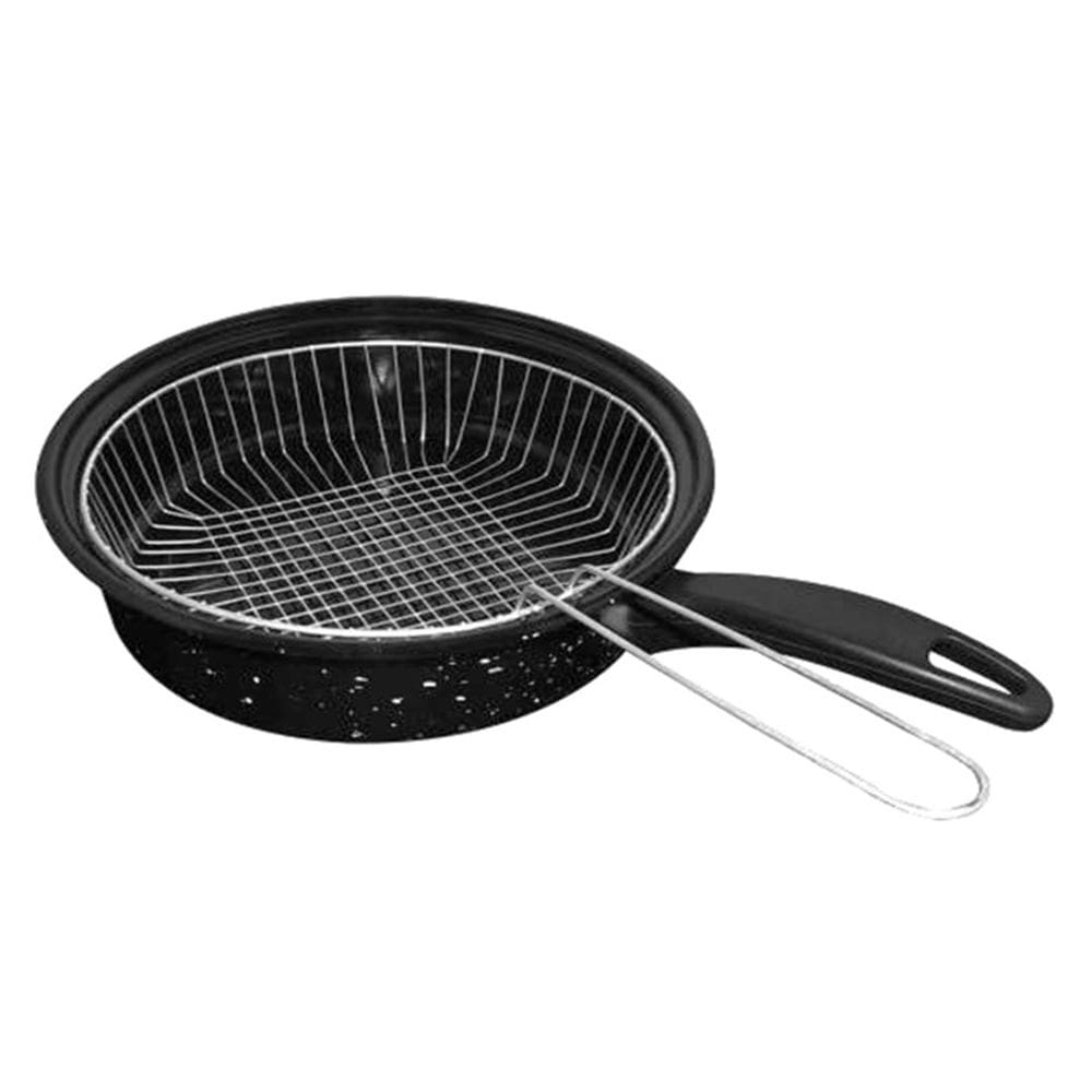 Frigideira Fritadeira Esmaltada 26 Cm Diâmetro 3 L Com Cesto
