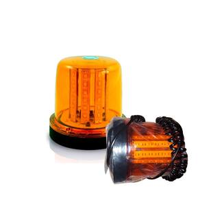 Sinalizador Com Led 7 Efeitos De Luz Âmbar 54 Leds Smd 0,2W