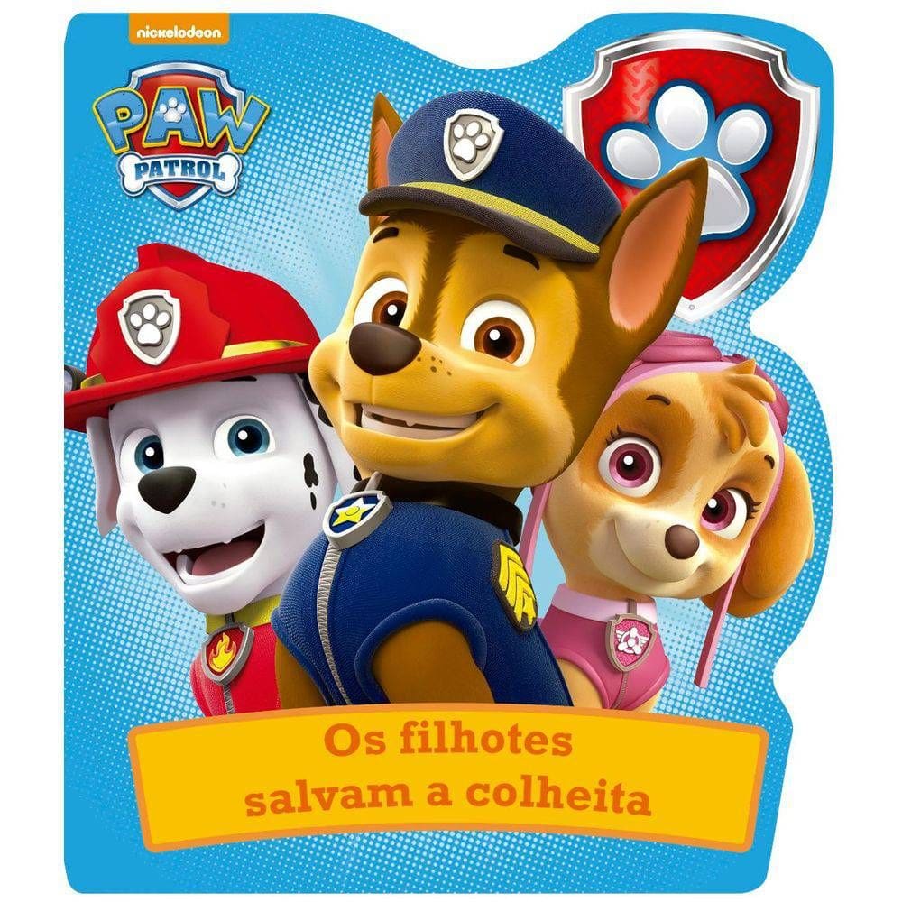 Livro Patrulha Canina Os filhotes salvam a colheita