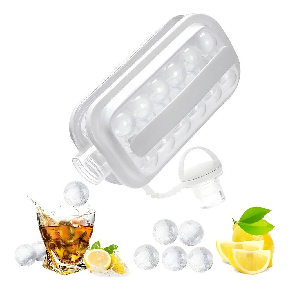 Garrafa com Molde para Gelo Esférico - Ideal para Whisky e Bebidas