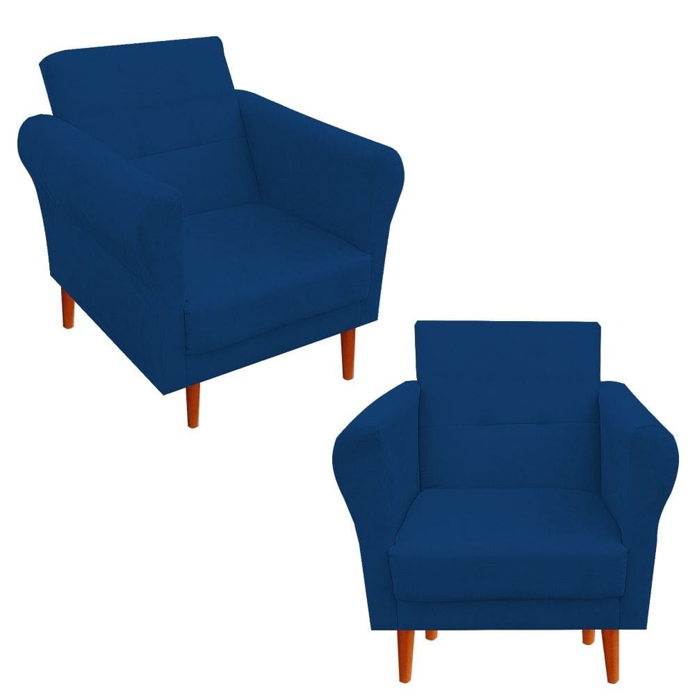 Kit 02 Poltronas Decorativas Danny Marinho	