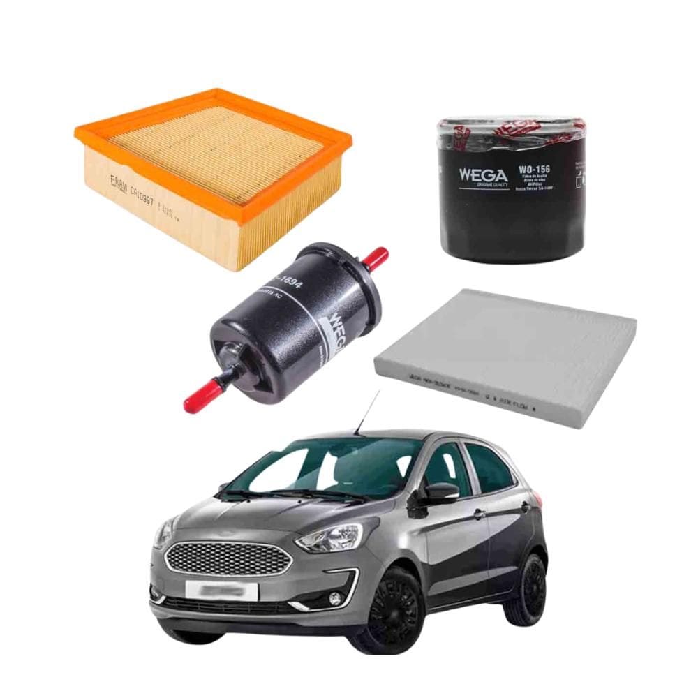 Kit Filtro Troca Óleo KA 2015 A 2019 WKL160 Wega