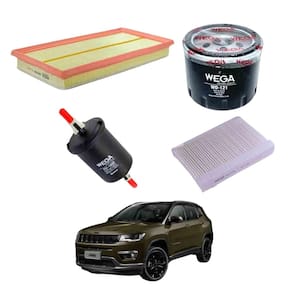 Kit Filtro Troca de Óleo Compass 1.3 2021 A 2024 WKL141 Wega