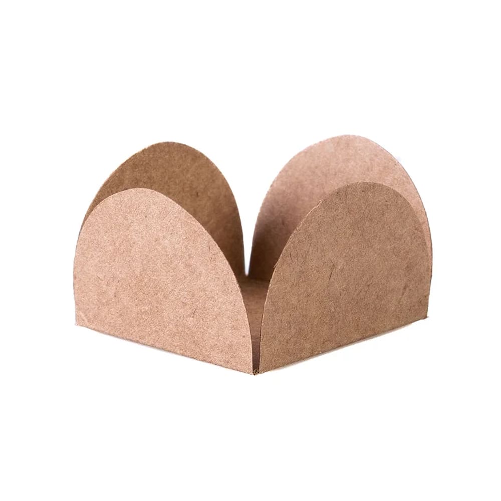 Forminha 4 Petalas Kraft C/50 Marques