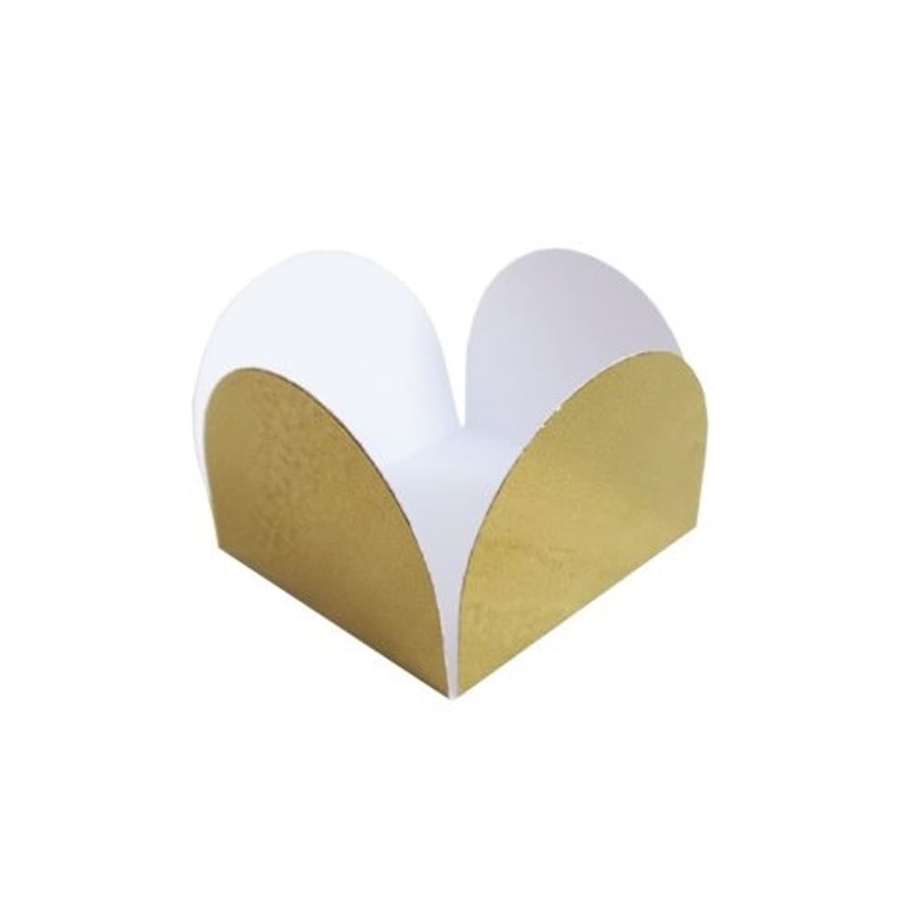Forminha 4 Petalas Metal Ouro C/50 Marques